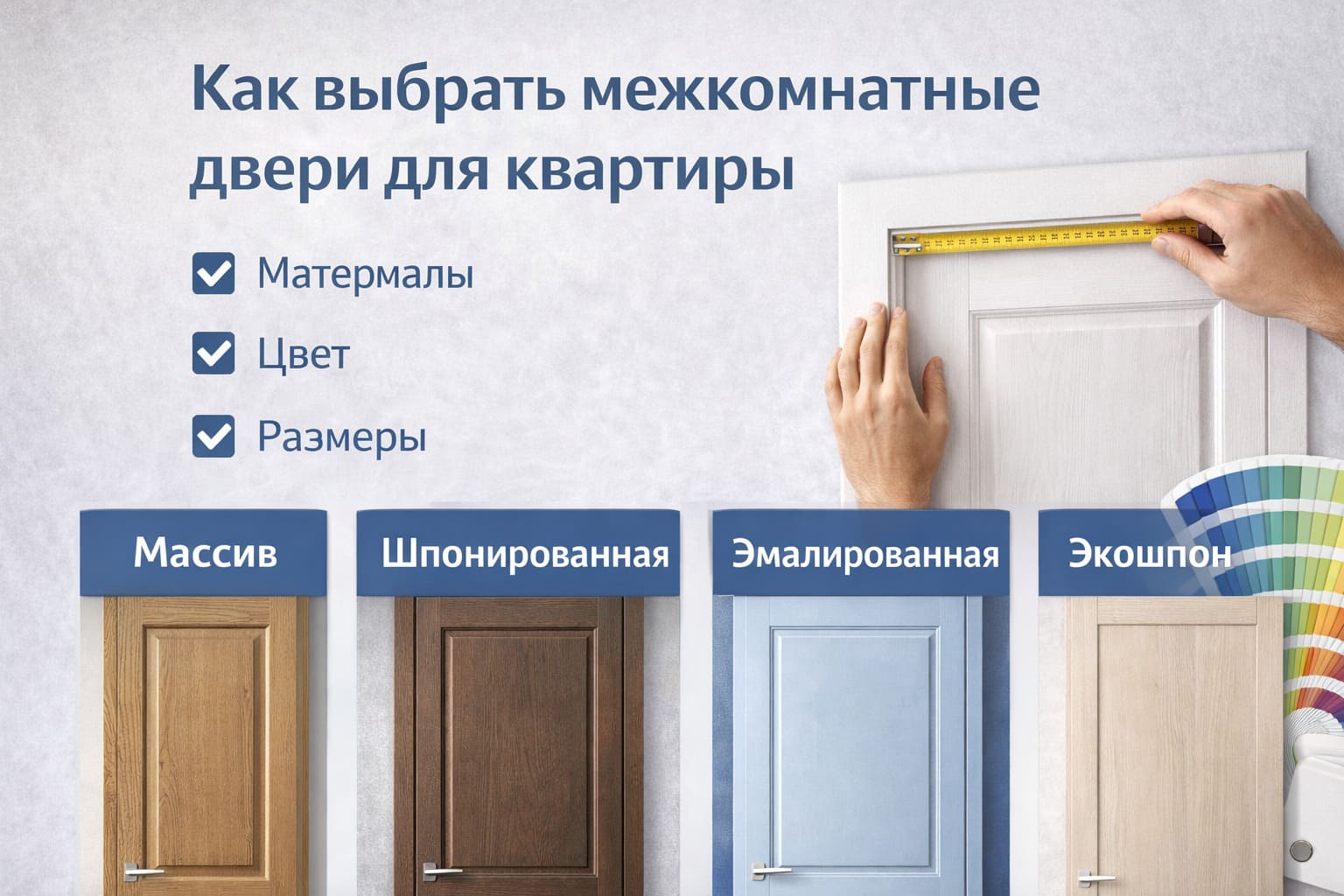 Как выбрать межкомнатные двери для квартиры